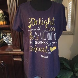 Psalm 37:4 T-Shirt XL